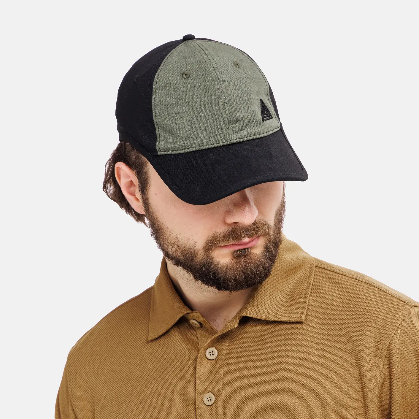 Бейсболка Logo 1 APEX, цвет Black/Olive Green