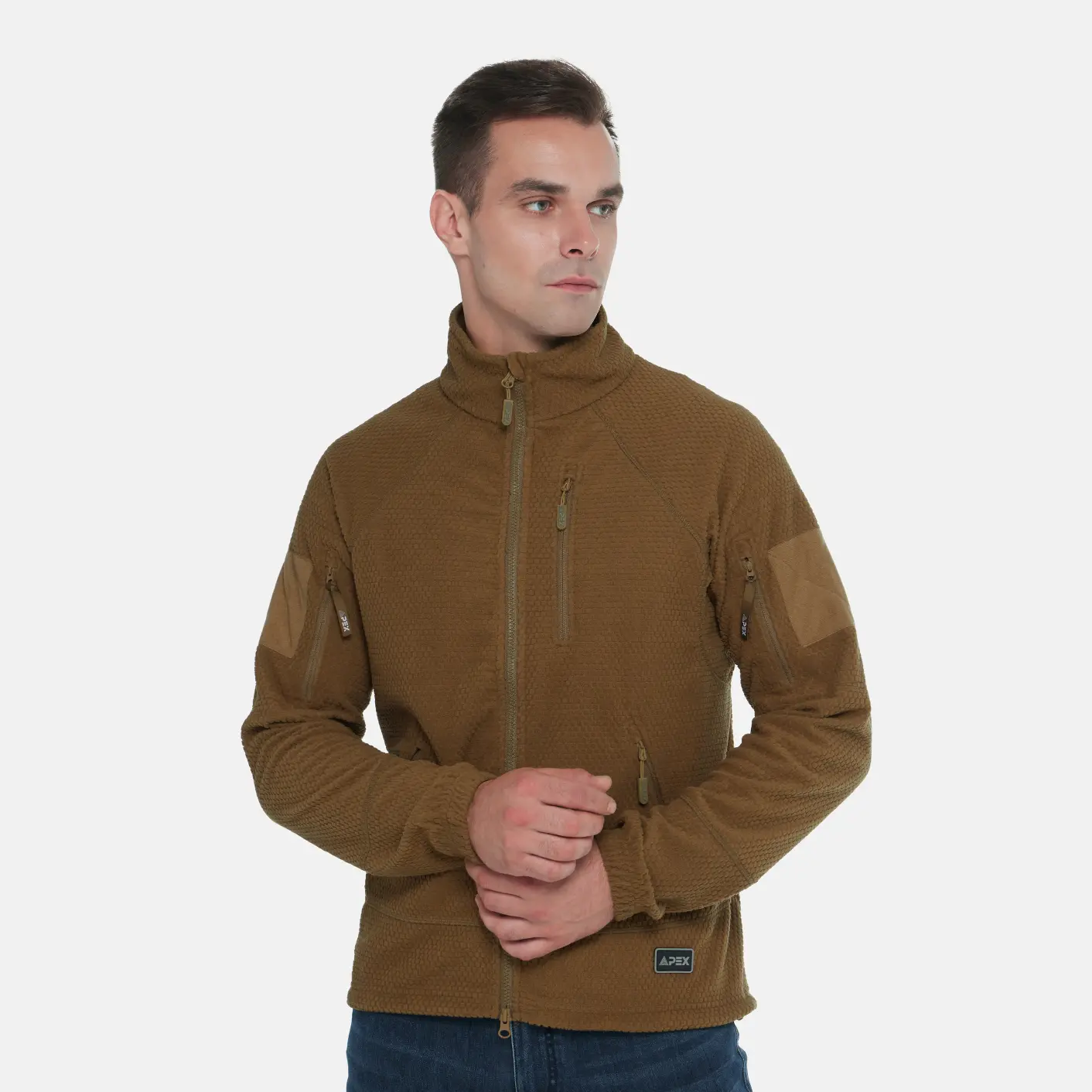 Кофта флисовая Sanford APEX, цвет Coyote