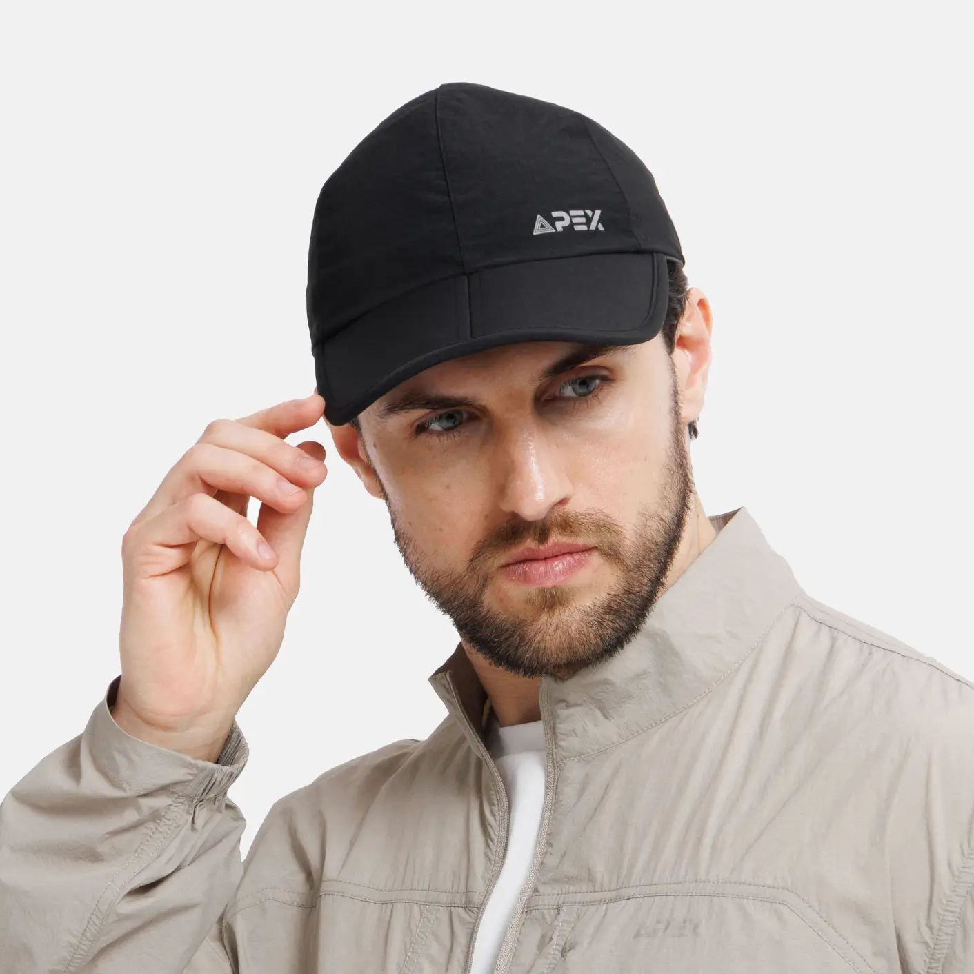 Бейсболка Folding APEX, цвет Black