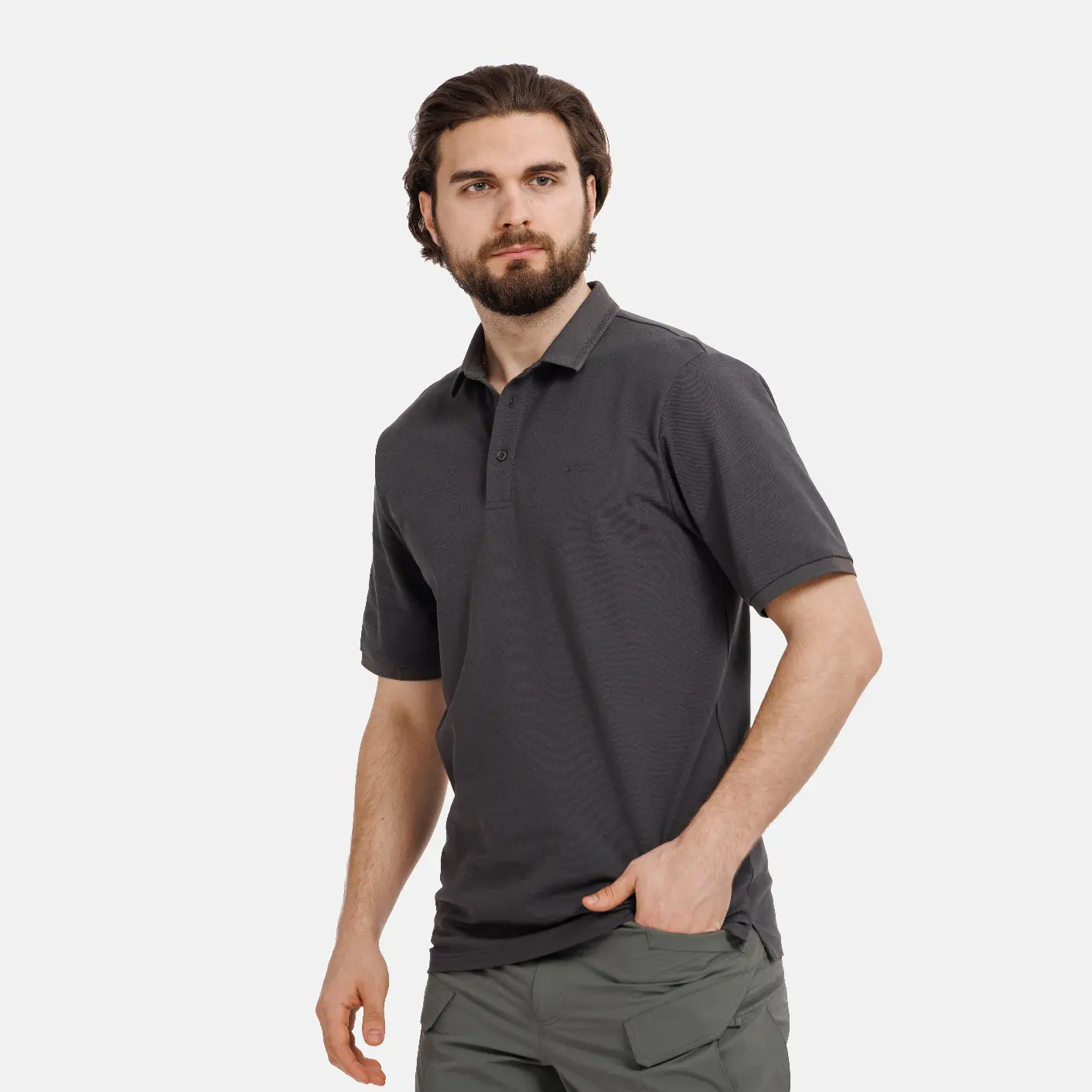 Поло Base APEX, цвет Shadow Grey