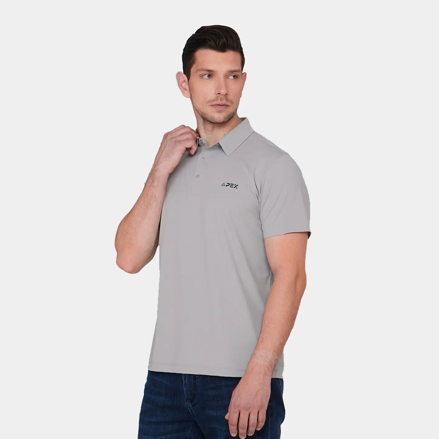 Поло Emas APEX, цвет Grey Green