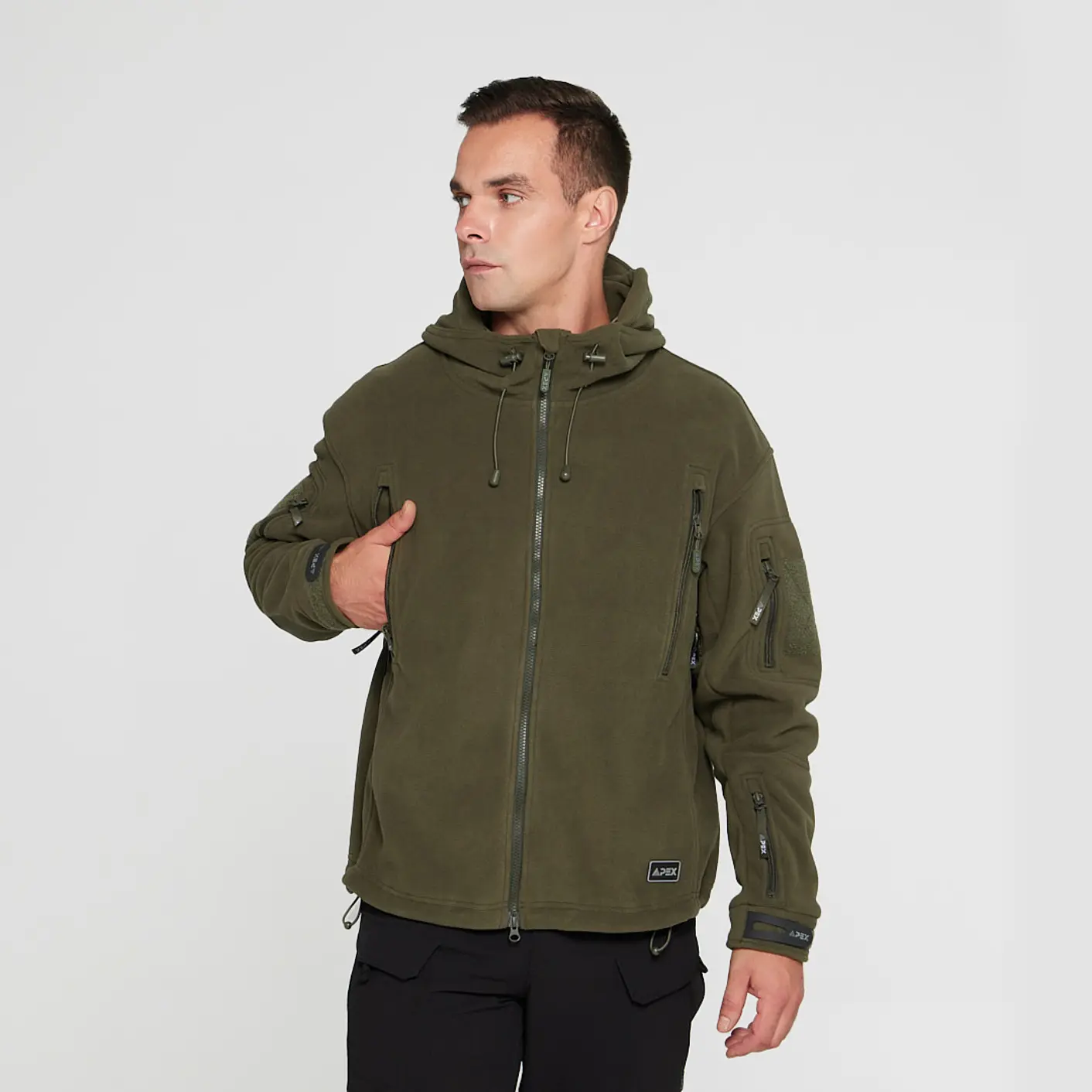 Кофта флисовая Hubbard APEX, цвет Olive Green